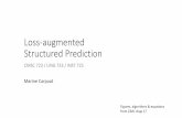 Loss-augmented Structured Prediction