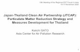 Japan-Thailand Clean Air Partnership (JTCAP): Particulate ...