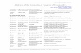 Abstracts of the International Congress of Trauma 2021