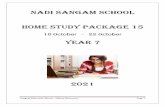 NADI SANGAM SCHOOL HoME STUDY PACKAGE 15