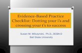 Evidence-Based Practice Checklist: Dotting your i ... - AzTAP