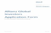 Allianz Global Investors Application Form