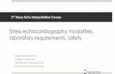 Stress echocardiography modalities,