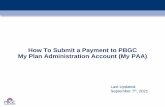 How to Submit a Payment to PBGC and Generate a Payment ...