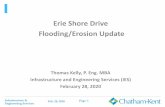 Erie Shore Drive Flooding/Erosion Update