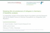 Studying life circumstances of refugees in Germany: A ...