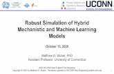 Robust Simulation of Hybrid Mechanistic and Machine ...