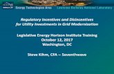Future Electric Utility Regulatory Incentives and ...