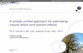 A simple uniﬁed approach for estimating natural direct and ...