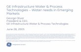 GE Infrastructure Water & Process Technologies – Water ...