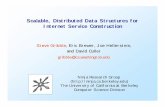 Scalable, Distributed Data Structures for Internet Service ...