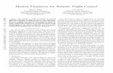 Motion Primitives for Robotic Flight Control