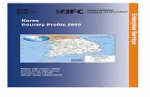 Korea Country Profile 2005 - Enterprise Surveys