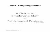 A Guide to Employing Staff in Faith-based Projects