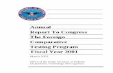 Annual Report To Congress The Foreign Comparative Testing ...