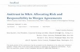 Antitrust in M&A: Allocating Risk and Responsibility in ...