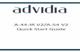A-44-IR V2/A-54 V2 Quick Start Guide - Panasonic