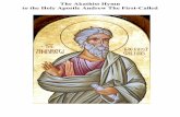 The Akathist Hymn to the Holy Apostle Andrew The First-Called