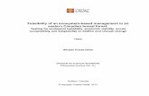 Feasibility of an ecosystem-based management in an eastern ...