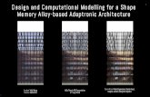 Design and Computational Modelling for a Shape Memory ...