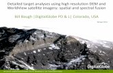 Detailed target analyses using high resolution DEM and ...