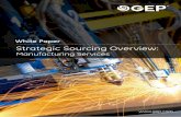 Strategic Sourcing Overview: Manufacturing Services