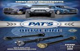 LIGHT DUTY DRIVESHAFTS - Pat's Driveline
