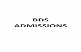 BDS ADMISSIONS - sdchpune.org