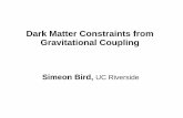 Dark Matter Constraints from Gravitational Coupling