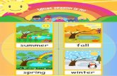 Poster Seasons - Flashcards For Kindergarten