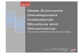 State Economic Development Institutional Structure and ...