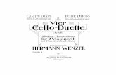 WENZEL 4 Cello Duets with PF - Classical sheet music gratis