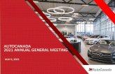 AUTOCANADA 2021 ANNUAL GENERAL MEETING