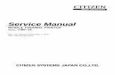 CMP-30 service manual - Citizen Systems