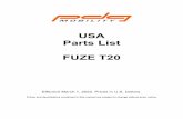 1 Parts List USD Fuze T20 - PDG Mobility