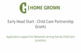 Early Head Start -Child Care Partnership Grants