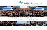 Doing not Trying: Results Matter - LEAD Network