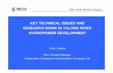 KEY TECHNICAL ISSUES AND RESEARCH WORK IN YALONG …
