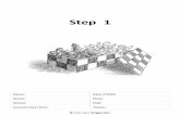 Step 1 - Stappenmethode