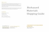 Biohazard Materials Shipping Guide - UW Osh