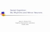 Social Cognition: Mu Rhythms and Mirror Neurons