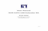User Manual KVM CAT5 USB Extender Kit