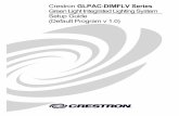 Setup Guide: GLPAC-DIMFLV - Crestron Electronics
