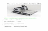 The user manual of the desktop-CNC