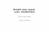 Bright star mask (ver. 20200303)