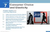 CHAPTER 7 Consumer Choice and Elasticity