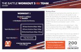 The Battle TEAM Workout 3 - Snatch Ladder