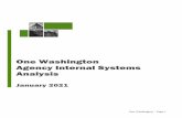 One Washington Agency Internal Systems Analysis