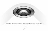 Field Recorder Workflows Guide - Avid Technology