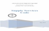 Supply Services Code - Public Utilities Commission of Sri ...
